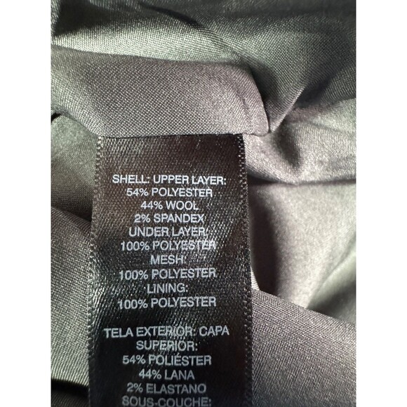 White House Black Market Wool Blend Tiered Pencil Skirt Women's Size 6 Gray - Picture 5 of 6